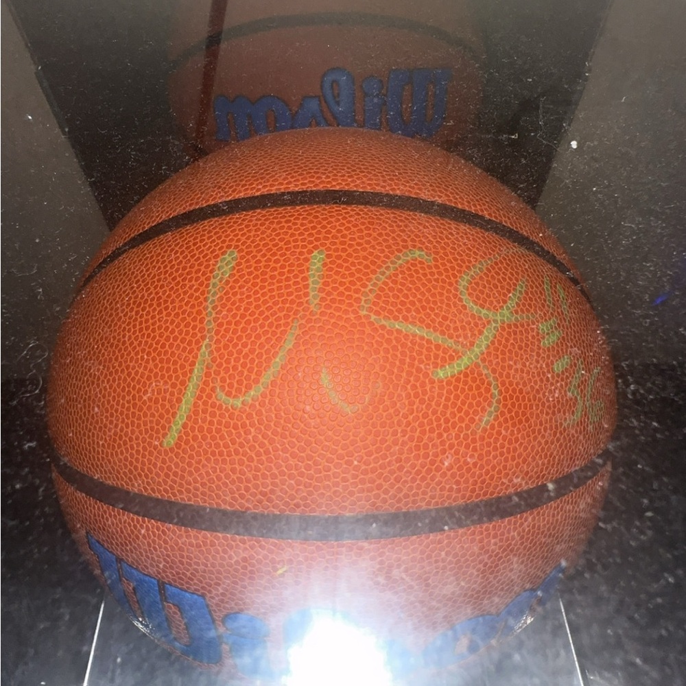 Marcus smart signed Wilson basketball